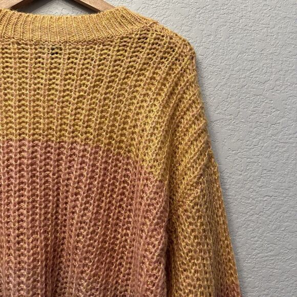 Wild Fable Womens Pullover Sweater Size Large‎ Multicolor Open Knit Long Sleeves - Picture 5 of 11